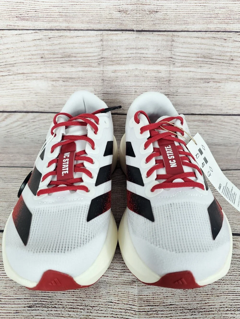 Adidas Adizero Evo SL NC State Wolfpack Running Shoes JQ4571 Men's Size 4 NEW